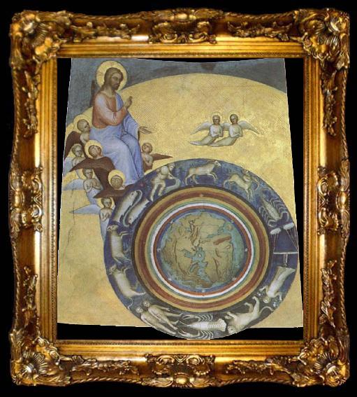 framed  GIUSTO de  Menabuoi The Creation of the World, ta009-2